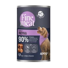 slomart PET REPUBLIC Fine Meat konzerva z puranom za pse - mokra hrana, brez žit, brez glutena, 400g, primerna za vse pasme