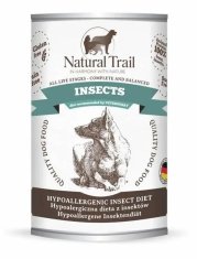 slomart NATURAL TRAIL Hrana za pse z insekti - mokra hrana 350g, brez soje, glutena in umetnih barvil, primerna za vse pasme