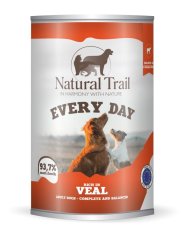 slomart NATURAL TRAIL Every Day mokra hrana za pse z govedino - 400g, brez glutena, brez žit, primerna za vse pasme