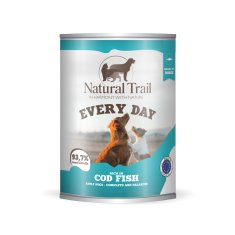 slomart NATURAL TRAIL Every Day mokra hrana za pse z ribami - 800g, brez glutena in umetnih barvil, primerna za vse pasme