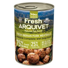 slomart ARQUIVET Sveže Iberijske Mesne Kroglice za Pse - Mokra Hrana, 400g, Brez umetnih barvil, Primerno za vse pasme