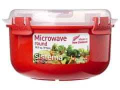 Sistema Sistema Microwave grelnik hrane 915 ml, rdeč