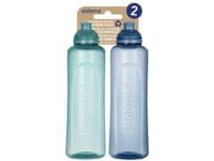 Sistema Sistema Ocean Bound Swift Squeeze Twist 'n' Sip steklenička 480 ml, 2 pakiranja, mešane barve