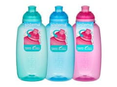 Sistema Sistema Hydrate Squeeze Twist 'n' Sip steklenička 380 ml, mešanica barv