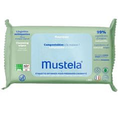 Mustela Otroški vlažni robčki (Cleansings Wipes) 60 kos