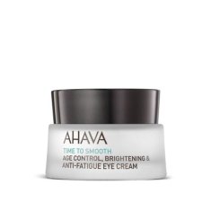 AHAVA Time To Smooth Age Control, Brightening & Anti-Fatigue Eye Cream krema za oči proti gubam 15 ml za ženske