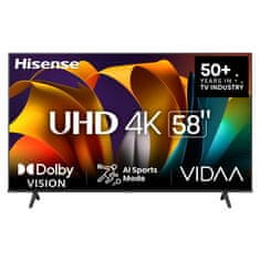 58A6N televizor, UHD 4K, Smart TV