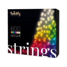 Twinkly Twinkly Strings svetlobne niti - Večbarvna LED dekorativna razsvetljava z 600 LED diodami, IP44, 1 leto garancije