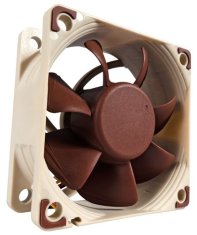 Računalniški ventilator Noctua NF-A6X25 FLX 6 cm, rjav, 3000 RPM, 19,3 dB, tehnologija ležajev SSO2, 12 V