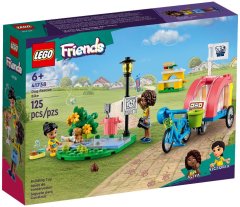 LEGO LEGO FRIENDS 41738 Kolesarski Rešitelj Psov z 125 Kosi in 2 Figuricama, Priporočena Starost 6+