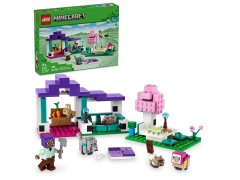 LEGO LEGO Minecraft 21253 Zavetišče za živali - 206 elementov, primeren za otroke od 7 let, vključuje 1 minifiguro.