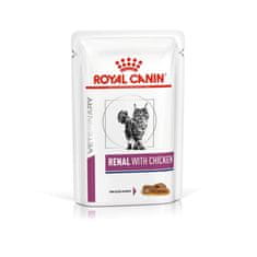 Royal Canin ROYAL CANIN Renal s piščancem, mokra hrana za mačke, 12 x 85 g, zdrava ledvica, veterinarska dieta