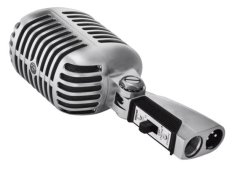 Shure Shure 55SH Series II - retro dinamični mikrofon s kardioidno usmeritvijo, 50-15000 Hz, srebrna barva