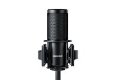 Shure Shure SM4-K - Kondenzatorski mikrofon s polarizacijo, črno barvo, kardioidni, idealen za profesionalno snemanje