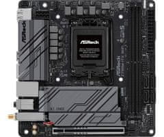 ASRock Asrock Z790M-ITX WiFi matična plošča za Intel LGA 1700, mini ITX, podpora za DDR5, 64 GB, Wi-Fi 6E, 2.5 Gb Ethernet