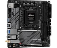 ASRock Asrock Z790M-ITX WiFi matična plošča za Intel LGA 1700, mini ITX, podpora za DDR5, 64 GB, Wi-Fi 6E, 2.5 Gb Ethernet