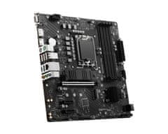 MSI MSI PRO B760M-P DDR4 matična plošča Intel B760 LGA 1700 micro ATX, 128 GB, 4x DDR4, 2.5 Gigabit Ethernet, črna