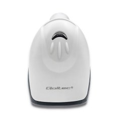 Qoltec Qoltec 50865 Čitalec črtne kode 1D | CCD | USB | Bela