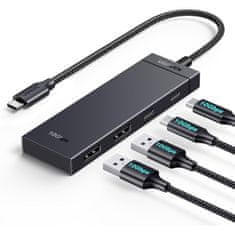 Ugreen USB-C Hub 10Gbps z 2x USB-C 3.2 in 2x USB 3.2