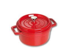 Staub Cocotte Staub iz litega železa, 22 cm, rdeča češnja, 4,1 kg - odlično za kuhanje in pečenje, 72 ur dostave