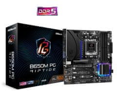 ASRock Asrock B650M PG Riptide - matična plošča AMD B650, Socket AM5, micro ATX, podpora za DDR5, 128 GB, 7.1 zvočni izhod