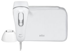 Braun Braun Silk-expert Pro 3 PL3121 IPL naprava za epilacijo – srebrna in bela, s preciznimi nastavki ter 100 utripov