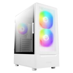 Antec NX410 ARGB Mid-Tower ATX okno belo gaming ohišje