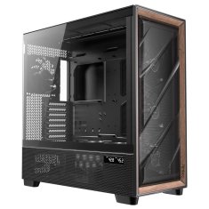 Antec Flux PRO Full Tower okno leseno črno/rjavo gaming ohišje