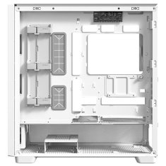 Antec Flux midi-ATX okno leseno belo/rjavo gaming ohišje