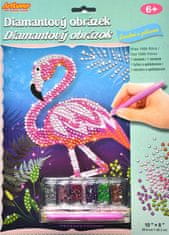 SMT Creatoys ARTLOVER Diamantna slika Flamingo 20x25cm