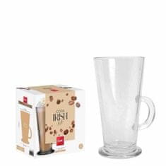 KOMPLET KOZARCEV ZA KAVO LATTE 250 ML, 2 KOSA, STEKLO