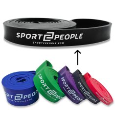 Sport2People Pull-Up Band – Lateks trak za vadbo s srednjo stopnjo upornosti