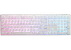 Ducky Ducky One 3 RGB Gaming tipkovnica USB QWERTY US angleščina, bela, mehanične tipke Cherry MX Red, prilagodljivo osvetljena