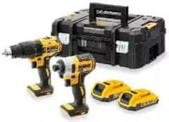 DeWalt 18V AKU Sistem DCD778 in DCF787, 2xDCB183, DCB112, TSTAK II - Komplet za profesionalno uporabo in dolgotrajno zmogljivost.