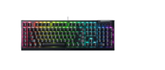 No Name Razer BlackWidow V4 X Mehanična Gaming Tipkovnica, Rumeni Preklopnik, USB, Črna, RGB Osvetlitev