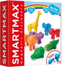 SmartMax Magnetni gradbeni set Moj prvi safari 18 kosov