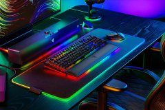 Razer Razer BlackWidow V4 Pro igralna tipkovnica USB QWERTZ nemška, črna, RGB osvetlitev, mehanske tipke Razer Green