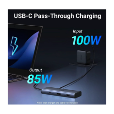 Ugreen 6v1 USB-C priklopna postaja s 100W PD vhodom