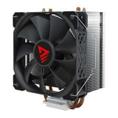 SAVIO SAVIO FROST X2 CPU hladilnik s 2 toplotnima cevema, črn, 800-1800 RPM, združljiv z AMD AM(3/4) serijo