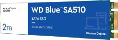 WD Western Digital Blue SA510 M.2 SSD 2 TB, Serial ATA III, hitrost branja 560 MB/s, hitrost pisanja 520 MB/s, 80 mm