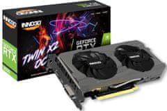 inno3D Inno3D GeForce RTX 3050 Twin X2 OC 8GB GDDR6 Grafična kartica za vrhunsko igranje in kreativne aplikacije