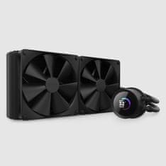 NZXT NZXT Kraken 280 AIO procesorsko hladilno telo, črn 14 cm, 2 ventilatorja, idealno za Intel in AMD procesorje