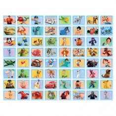 Walltastic WALLTASTIC Dekorativne nalepke DISNEY Collage Blue 64pcs, 43169