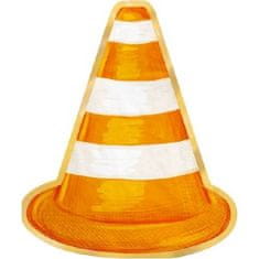 PartyPal Papirnati prtički Road Cone 10 kosov 27x33cm - Party Pal