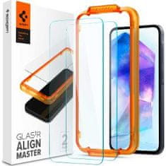 SPIGEN Glass tR AlignMast 2pc Galaxy A55