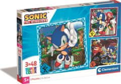 Clementoni Puzzle Sonic 3x48 kosov