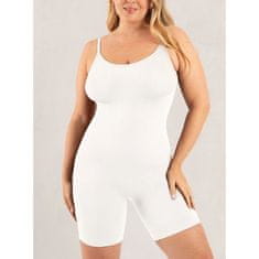 Madamshape Body z izrezom do sredine stegen | MIDSUIT Bela L