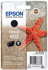 Epson Epsonova kartuša s črnilom/ C13T03U14010/ 603/ Expression Home XP-x100/ WF-28x0DWF/ črna