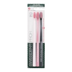 Swissdent Profi Colours Trio Soft-Medium Set zobna ščetka 3 kos