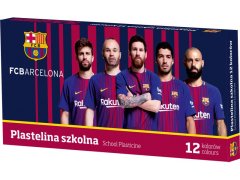 Astra Šolski plastelin FC BARCELONA FC-216, 12 barv, 303218005